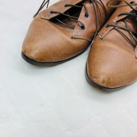 Vintage Sabree Lace Up Leather Booties - Picture 4 of 14